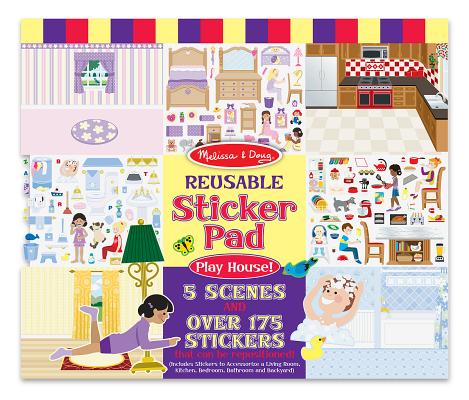 Cover Image for Reusable Sticker Pad - Play House! -- Melissa & Doug, Other
