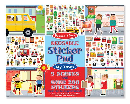 Cover Image for Reusable Sticker Pad - My Town -- Melissa & Doug, Other
