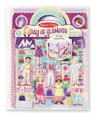 Cover Image for Melissa & Doug Deluxe Puffy Sticker Album - Day of Glamour -- Melissa & Doug, Other