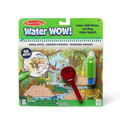 Cover Image for Melissa & Doug Water Wow Animal Antics Deluxe Water Reveal Pad -- Melissa & Doug, Other