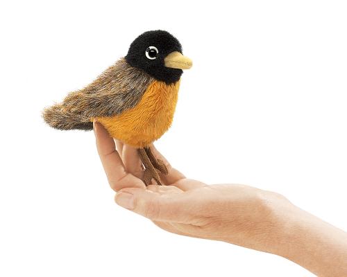 Cover Image for Robin Mini Finger Puppet -- Folkmanis Puppets, Fabric