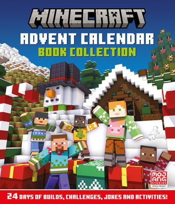 Cover Image for Minecraft Advent Calendar: Book Collection: 24 Days of Builds, Challenges, Jokes and Activities! -- Mojang Ab, Hardcover