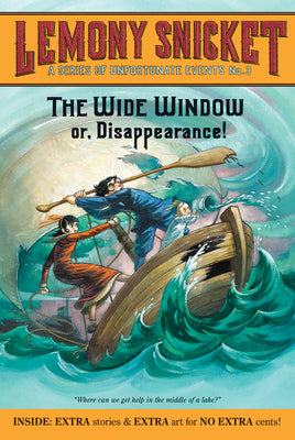 Cover Image for A Series of Unfortunate Events #3: The Wide Window -- Lemony Snicket, Paperback