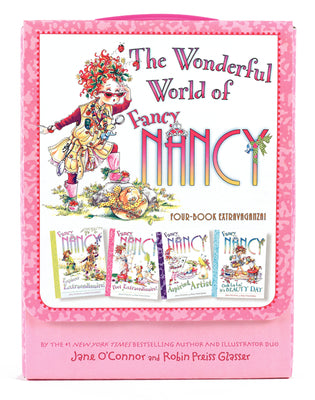 Cover Image for Fancy Nancy: The Wonderful World of Fancy Nancy: 4 Books in 1 Box Set! -- Jane O'Connor, Boxed Set