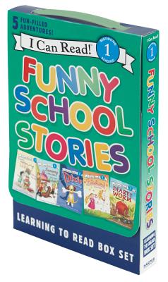 Cover Image for Funny School Stories: Learning to Read Box Set: A Box of 5 Books for Beginning Readers -- Various, Boxed Set
