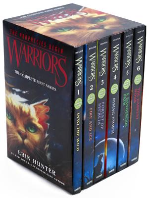 Cover Image for Warriors Box Set: Volumes 1 to 6: The Complete First Series -- Erin Hunter, Boxed Set