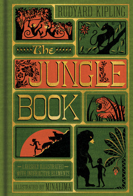 Cover Image for The Jungle Book (Minalima Edition) (Illustrated with Interactive Elements) -- Rudyard Kipling, Hardcover