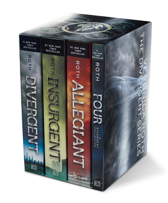 Cover Image for Divergent Series Set: Divergent, Insurgent, Allegiant, Four -- Veronica Roth, Boxed Set