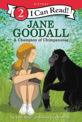 Cover Image for Jane Goodall: A Champion of Chimpanzees -- Sarah Albee, Paperback