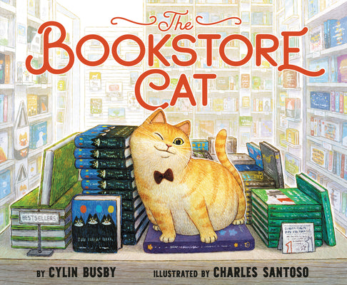 Cover Image for The Bookstore Cat -- Cylin Busby, Hardcover