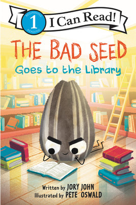Cover Image for The Bad Seed Goes to the Library -- Jory John, Paperback