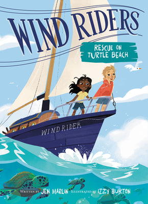 Cover Image for Wind Riders #1: Rescue on Turtle Beach -- Jen Marlin, Paperback