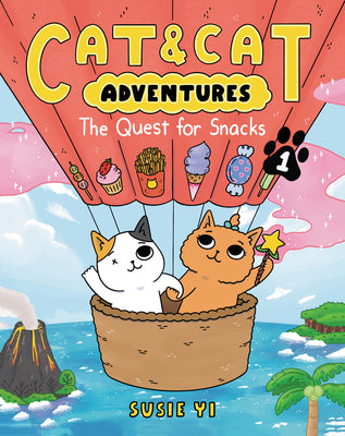 Cover Image for Cat & Cat Adventures: The Quest for Snacks: A Graphic Novel -- Susie Yi, Hardcover