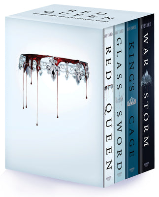 Cover Image for Red Queen 4-Book Paperback Box Set: Red Queen, Glass Sword, King's Cage, War Strom -- Victoria Aveyard, Other