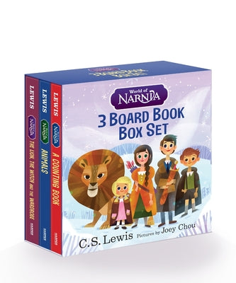 Cover Image for World of Narnia: 3 Box Set: The Lion, the Witch, and the Wardrobe, the Chronicles of Narnia: Animals, the Chronicles of Narnia: A Counting Book -- C. S. Lewis, Other