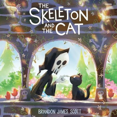 Cover Image for The Skeleton and the Cat -- Brandon James Scott, Hardcover