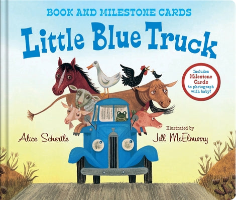 Cover Image for Little Blue Truck Milestone Edition: Book and Milestone Cards -- Alice Schertle, Board Books
