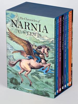 Cover Image for The Chronicles of Narnia Full-Color Paperback 7-Book Box Set: The Magician's Nephew, the Lion, the Witch and the Wardrobe, the Horse and His Boy, Prin -- C. S. Lewis, Boxed Set