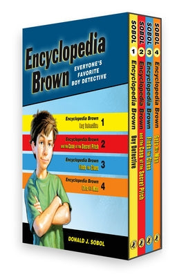 Encyclopedia Brown Box Set (4 Books) -- Donald J. Sobol, Paperback