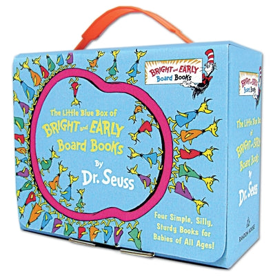 Cover Image for The Little Blue Boxed Set of 4 Bright and Early Board Books: Hop on Pop; Oh, the Thinks You Can Think!; Ten Apples Up on Top!; The Shape of Me and Oth -- Dr Seuss, Hardcover