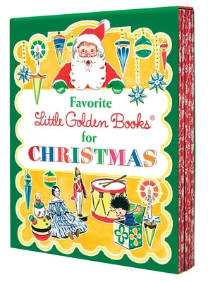 Cover Image for Favorite Little Golden Books for Christmas 5-Book Boxed Set: The Animals' Christmas Eve; The Christmas Story; The Little Christmas Elf; The Night Befo -- Various, Boxed Set