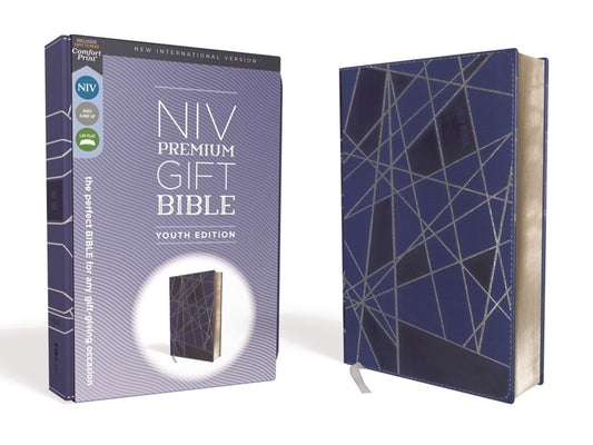 Cover Image for Niv, Premium Gift Bible, Youth Edition, Leathersoft, Blue, Red Letter Edition, Comfort Print: The Perfect Bible for Any Gift-Giving Occasion -- Zondervan, Imitation Leather