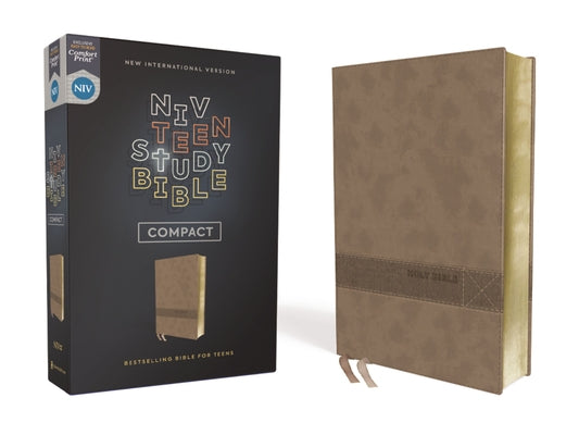 Cover Image for Niv, Teen Study Bible (for Life Issues You Face Every Day), Compact, Leathersoft, Brown, Comfort Print -- Lawrence O. Richards, Imitation Leather