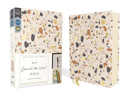 Cover Image for Niv, Journal the Word Bible (Perfect for Note-Taking), Cloth Over Board, Cream, Red Letter, Comfort Print: Reflect, Take Notes, or Create Art Next to -- Zondervan, Hardcover