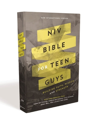 Cover Image for NIV Bible for Teen Guys, Hardcover: Building Faith, Wisdom and Strength -- Zondervan, Hardcover