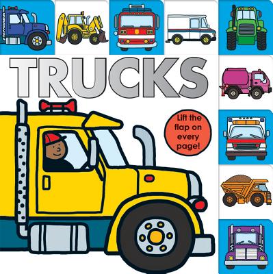 Cover Image for Lift-The-Flap Tab: Trucks: An Interactive Board Book for Little Fans of Trucks -- Roger Priddy, Board Books