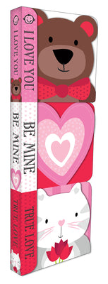 Cover Image for Valentine (Chunky 3 Pack): I Love You!, Be Mine, and True Love -- Roger Priddy, Board Books