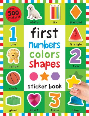 Cover Image for First 100 Stickers: First Numbers, Colors, Shapes -- Roger Priddy, Paperback