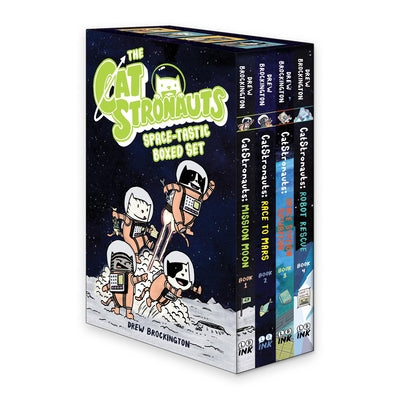 Cover Image for The Catstronauts Space-Tastic Boxed Set (Graphic Novel Boxed Set) -- Drew Brockington, Paperback
