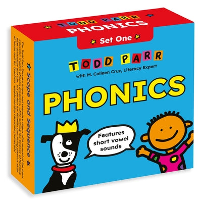 Cover Image for Todd Parr Phonics: Set One: Short Vowel Sounds (12 Books for New Readers) -- Todd Parr, Paperback