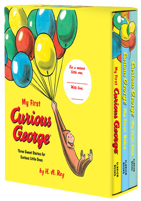 Cover Image for My First Curious George 3-Book Box Set: My First Curious George, Curious George: My First Bike, Curious George: My First Kite -- H. A. Rey, Other