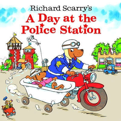 Cover Image for A Day at the Police Station -- Richard Scarry, Paperback
