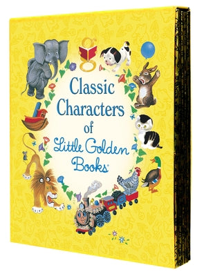 Cover Image for Classic Characters of Little Golden Books: The Poky Little Puppy; Tootle; The Saggy Baggy Elephant; Tawny Scrawny Lion; Scuffy the Tugboat -- Various, Hardcover