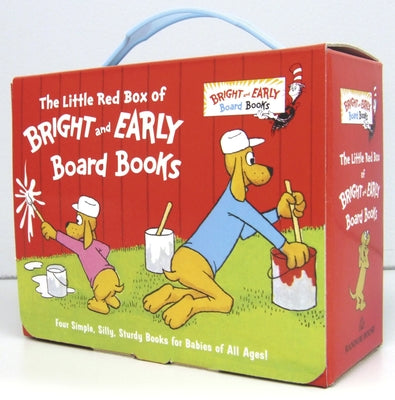 Cover Image for The Little Red Box of Bright and Early Board Books: Go, Dog. Go!; Big Dog . . . Little Dog; The Alphabet Book; I'll Teach My Dog a Lot of Words -- P. D. Eastman, Boxed Set