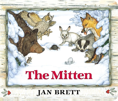 Cover Image for The Mitten (Oversized Lap Board Book) -- Jan Brett, Board Books