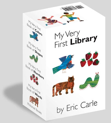 Cover Image for My Very First Library: My Very First Book of Colors, My Very First Book of Shapes, My Very First Book of Numbers, My Very First Books of Words -- Eric Carle, Boxed Set