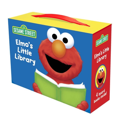 Cover Image for Elmo's Little Library (Sesame Street): Elmo's Mother Goose; Elmo's Tricky Tongue Twisters; Elmo Says; Elmo's ABC Book -- Sarah Albee, Boxed Set