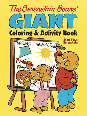 Cover Image for The Berenstain Bears' Giant Coloring and Activity Book -- Jan Berenstain, Paperback