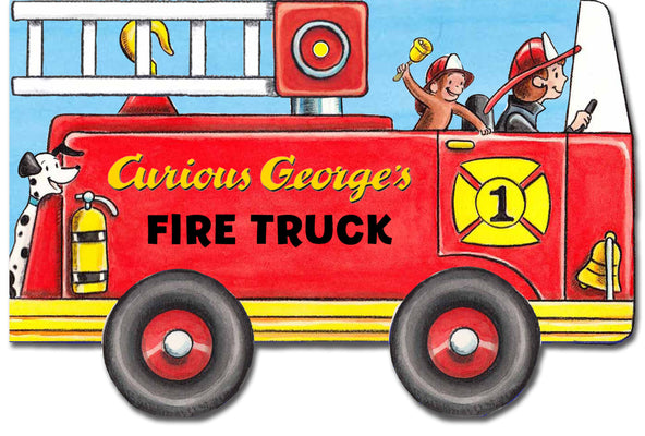 Cover Image for Curious George's Fire Truck (Mini Movers Shaped S) -- H. A. Rey, Board Books
