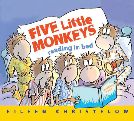 Cover Image for Five Little Monkeys Reading in Bed -- Eileen Christelow, Board Books