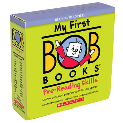 Cover Image for My First Bob Books - Pre-Reading Skills Box Set Phonics, Ages 3 and Up, Pre-K (Reading Readiness) -- Lynn Maslen Kertell, Boxed Set