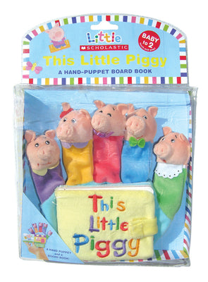 Cover Image for This Little Piggy: A Hand-Puppet Board Book [With Hand Puppet] -- Jill Ackerman, Board Books