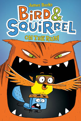 Cover Image for Bird & Squirrel on the Run!: A Graphic Novel (Bird & Squirrel #1) -- James Burks, Paperback