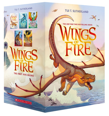 Cover Image for Wings of Fire Boxset, Books 1-5 -- Tui T. Sutherland, Boxed Set