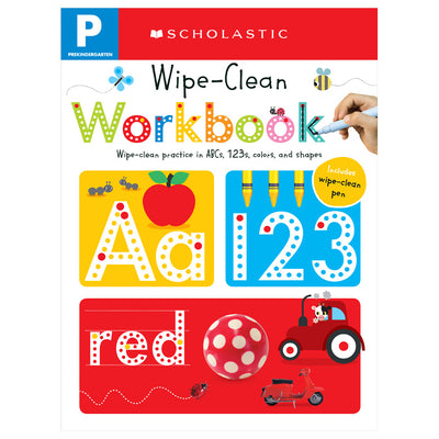 Cover Image for Pre-K Wipe-Clean Workbook: Scholastic Early Learners (Wipe-Clean) -- Scholastic, Spiral