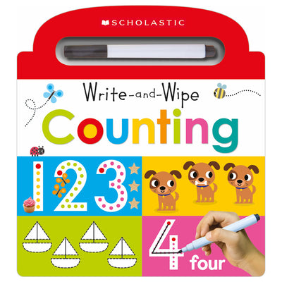 Cover Image for Write and Wipe Counting: Scholastic Early Learners (Write and Wipe) -- Scholastic, Board Books